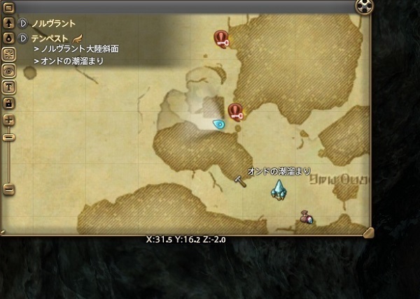 Ff14 釣りレベル上げ ノルヴラント大陸斜面の場所 えふろぐ Fun Life In Eorzea